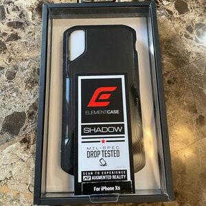 New Element case military spec drop tested iPhone XS case black